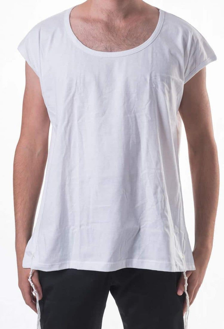 Crew-Neck Undershirt Tzitzit